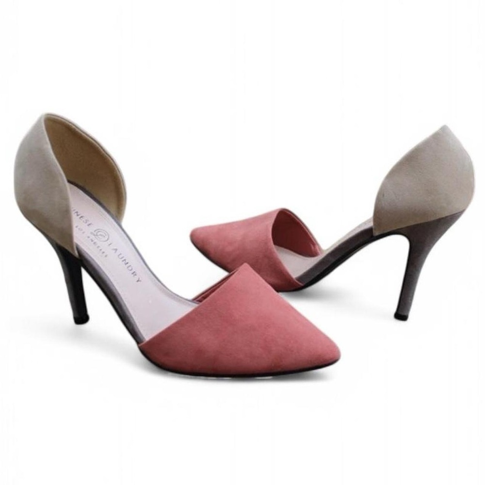 Chinese Laundy two toned in pink and beige heels